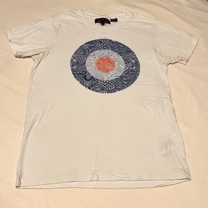 Ben Sherman Vintage T-Shirt Paisley Target Logo size small